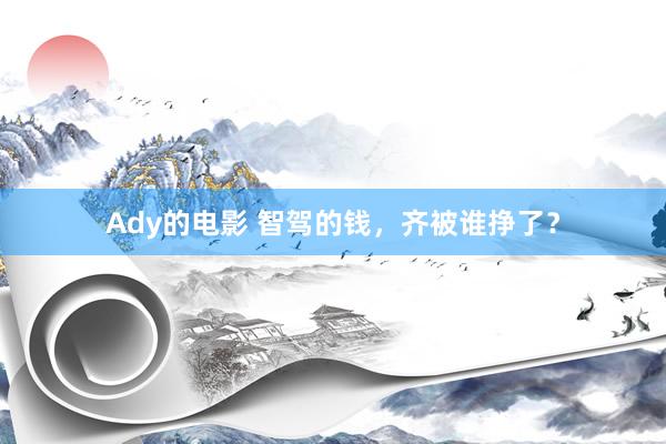 Ady的电影 智驾的钱，齐被谁挣了？