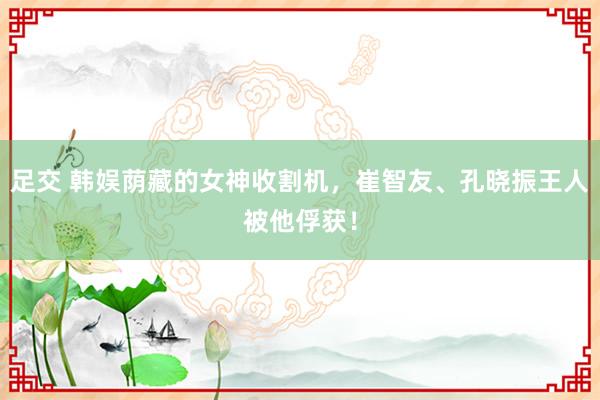 足交 韩娱荫藏的女神收割机，崔智友、孔晓振王人被他俘获！