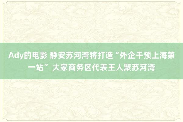 Ady的电影 静安苏河湾将打造“外企干预上海第一站” 大家商务区代表王人聚苏河湾