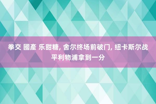 拳交 國產 乐甜糖， 舍尔终场前破门， 纽卡斯尔战平利物浦拿到一分