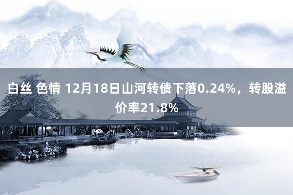 白丝 色情 12月18日山河转债下落0.24%，转股溢价率21.8%