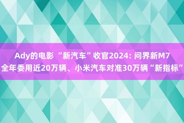 Ady的电影 “新汽车”收官2024: 问界新M7全年委用近20万辆、小米汽车对准30万辆“新指标”